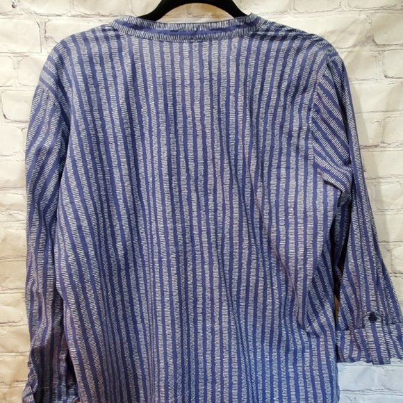 Breezy Striped Henley - Picture 3 of 5
